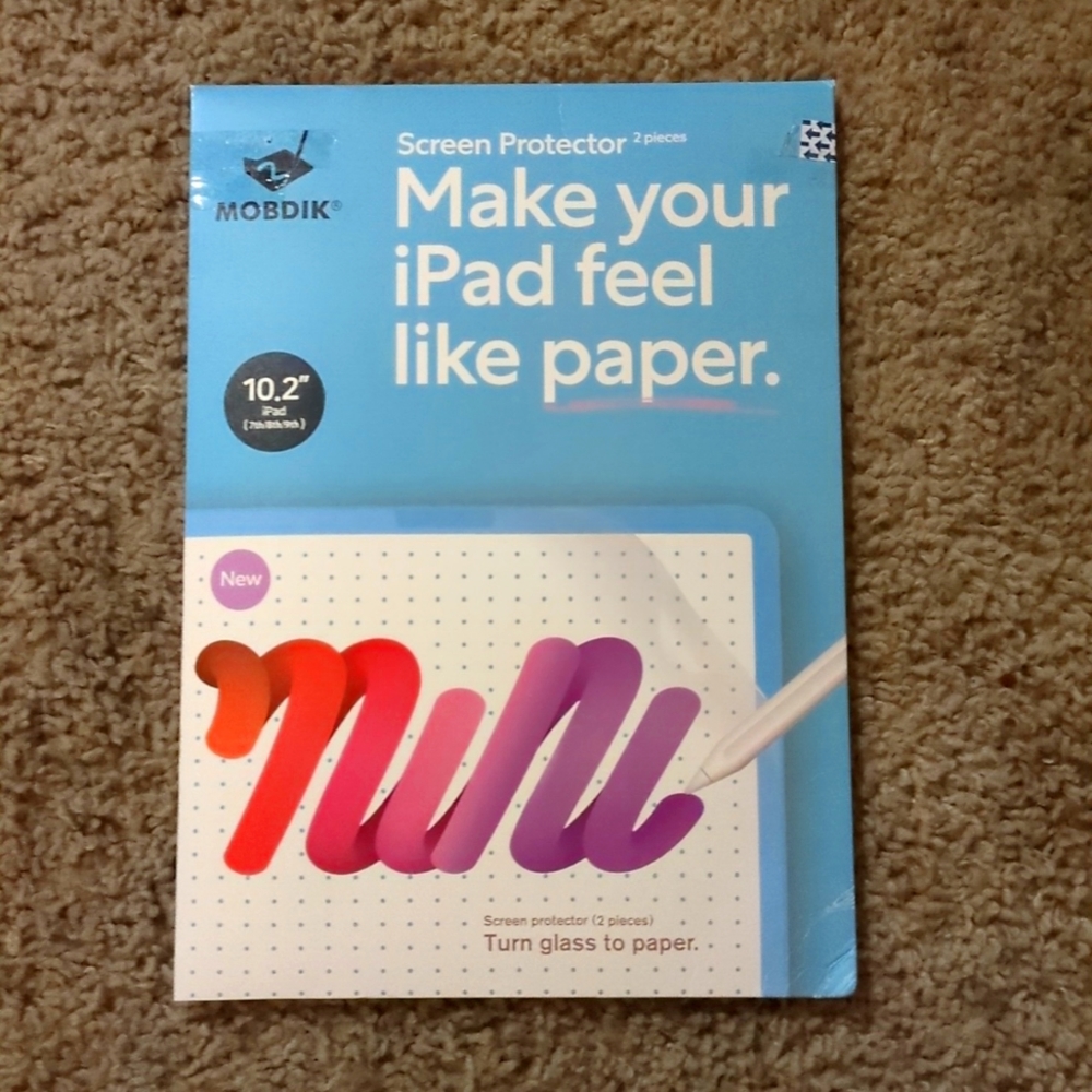 Screen protector for iPad